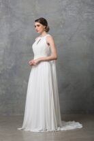 Chiarie Wedding Dress W Cape TC229 V White Side