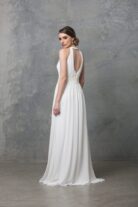 Chiarie Wedding Dress Worn Without Cape TC229 Back