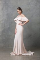 Margot Wedding Dress TC216 Pearl Pink Side
