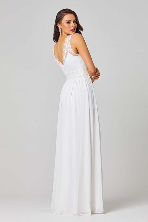 Taliyah Bridesmaid Dress - TO811 Vintage White Side 1 1