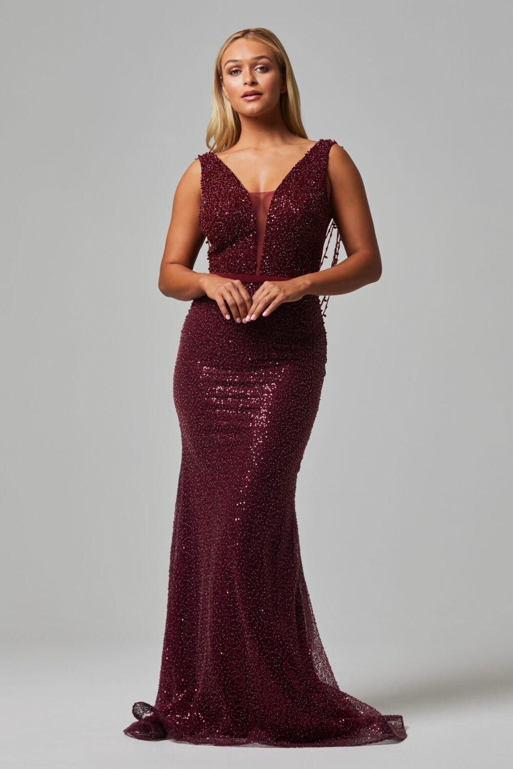 CRYSTAL TC253 2019 Autumn Winter Evening Couture dress by Tania Olsen Designs