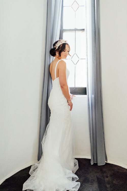 #TaniaOlsenBride Abby wears the Adelia TC226. Photo credit: Time With Alex