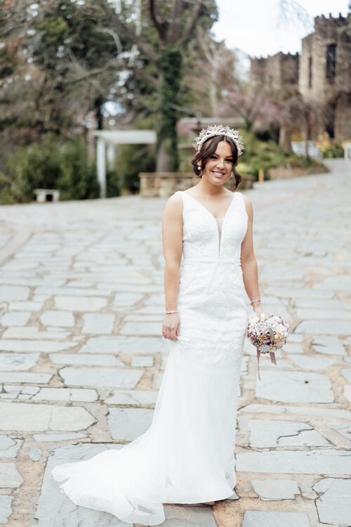 #TaniaOlsenBride Abby wears the Adelia TC226. Photo credit: Time With Alex