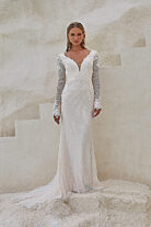 Ren TC2411 long sleeve wedding dress